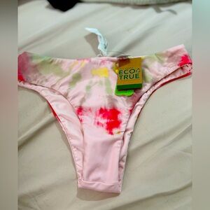 Volcom Eco-True Tie-Dye Bikini Bottom NWT